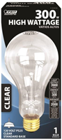 Bulb Incandescent 300-Watt Dimmable Clear E26 Base Feit 300M 0