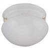 Light Fixture Ceiling White 8" Opal Glass F13Who1-68543L 0