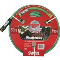 Garden Hose 5/8X50' 4 Ply Medium Duty Weather Flex SNWF58050 0