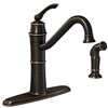 Faucet Moen Kitchen 1 Handle Bronze High Arch Weatherly 87999Brb 0
