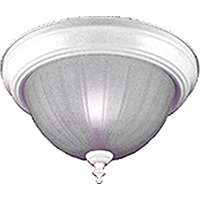 Light Fixture Ceiling White 13" Round Frosted Glass F51Who2-1005-3L 0