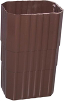 Gutter Downspout Coupler 2"X3" Brown AB203 0