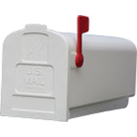 Mailbox White Poly Px-1W #1 0