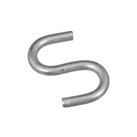 S Hook 1"     Open Zinc N121-574 0