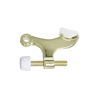 Door Stop Hinge-Pin Adjustable Brass Medium Duty N279-695 0