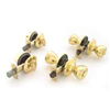 Deadbolt & Lockset Kwikset Tylo Polished Brass Twin Combo 2-Deadbolts & 2-Locksets Keyed Alike 242T3Cp6Al 0