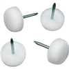 Floor Care Furniture Glide Round White Nail-On 3/4" 12pk Fe50302-ps 0