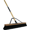 Broom Push W/St Handle 24" Jobsite W/Bracket Indoor Smooth Surfaces Quickie 00863Su 0