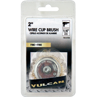Wire Wheel Cup 1/4" Shank 2" Fine Vulcan 321151OR 0