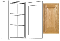 Kitchen Cabinet Country Oak Wall 12"X30" W1230 Plywood Box 0