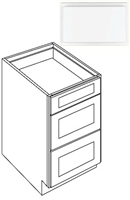 Kitchen Cabinet Luxor White Drawer Base 24" Db24 Plywood Box 0
