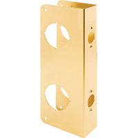 Door Reinforcer Polished Brass 1-3/4"X2-3/8" U9560 0
