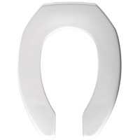 Toilet Seat White Elongated 1955C-000 O.F. Plastic 1955CT-000 0
