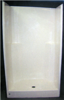 Shower Fiberglass Bone  1Pc 32"X32" S611 0