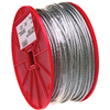 Cable Ft Uncoated Wire 3/32" 184Lb WLL 500' Spool (By-the-Foot) 700-0327 0