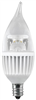 Bulb LED 60-Watt Dimmable Flame Tip E12 Base 2 Pack Feit BPCFC40/927CA/FIL 0